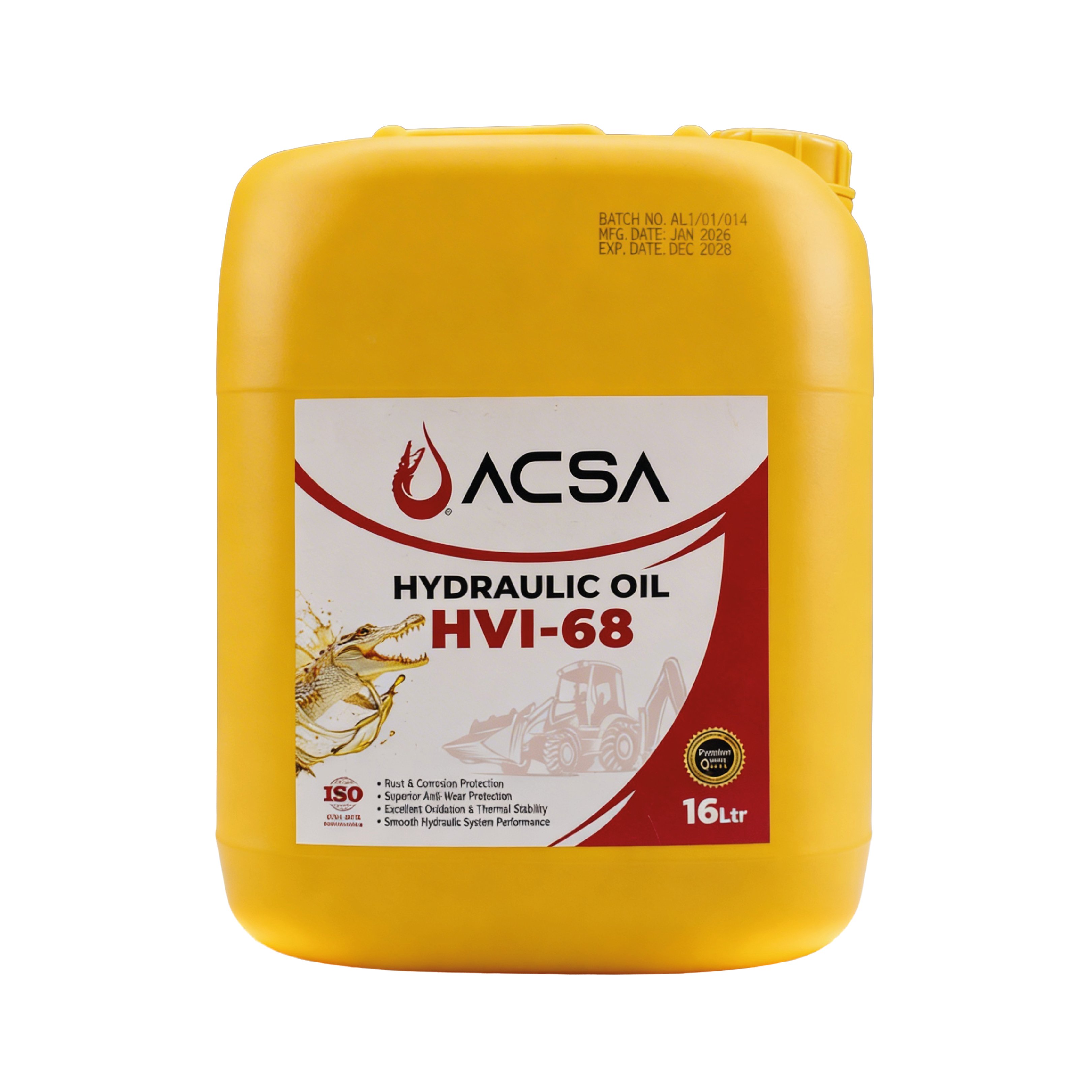 زيت محرك ديزل 16لتر (HVI 68) هيدروليك من أكسا